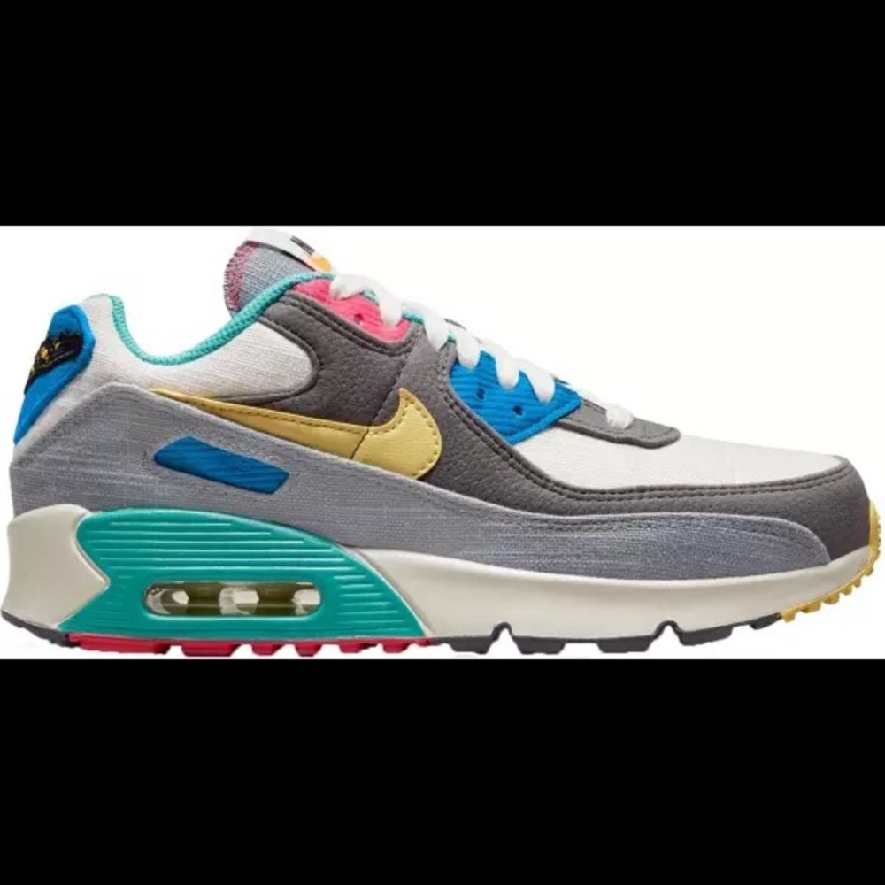 Nike Air Max 90 (GS) Sustainable Materials 7Y (8.5W) Big Kids' Sneakers